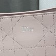 Borse Dior Trianon con catena piatta macrocannage Rosa