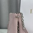 Borse Dior Trianon con catena piatta macrocannage Rosa