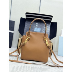 Borse tote mini Prada Carry 1BA496 Marrone