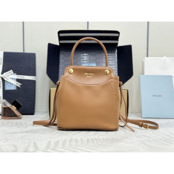 Borse tote mini Prada Carry 1BA496 Marrone