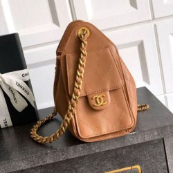 Replica di lusso Borsa a secchiello/a spalla Chanel 25 piccola AS5631 pelle trapuntata caviar Marrone Imitazioni Cloni Borsa a secchiello/a spalla Chanel 25 piccola AS5631 pelle trapuntata caviar Marrone firmate