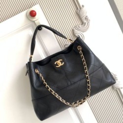 Cloni Replica Perfetta a tracolla/shopping Chanel Coco piccola AS5634 Nero firmate