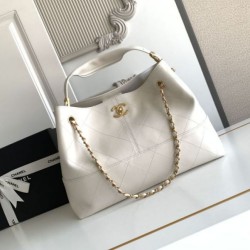 Replica di lusso Borse a tracolla/shopping Chanel Coco piccola AS5634 Bianco Imitazioni Cloni Borse Replica a tracolla/shopping Chanel Coco piccola AS5634 Bianco firmate