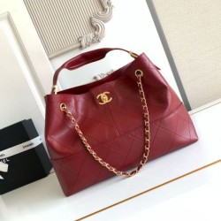 Replica di lusso Borsa a tracolla/shopping Chanel Coco piccola AS5634 Rosso Imitazioni Cloni Borsa a tracolla/shopping Chanel Coco piccola AS5634 Rosso firmate