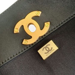 Replica di lusso Borse Firmate shopping Chanel 25A piccola stile Hobo AS5634 scamosciata/agnello Grigio/Nero Imitazioni Cloni Borse Firmate Replica shopping Chanel 25A piccola stile Hobo AS5634 scamosciata/agnello Grigio/Nero firmate
