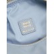 Replica di lusso Borse Firmate a tracolla Miu Miu gabardine 5NE841 blu Imitazioni Cloni Borse Firmate Replica a tracolla Miu Miu gabardine 5NE841 blu firmate