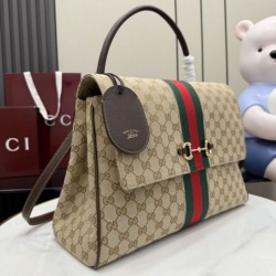 Replica di lusso Borse a mano grande Gucci Paparazzo 875019 Marrone Imitazioni Cloni Borse Replica a mano grande Gucci Paparazzo 875019 Marrone firmate