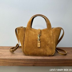 Cloni Borse Replica Alta Qualità tote YSL Saint Laurent Le 5 À 7 Baby Bea scamosciata firmate