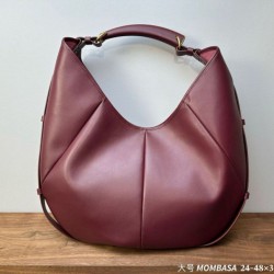 Cloni Borsa a tracolla grande YSL Saint Laurent Mombasa Borgogna firmate