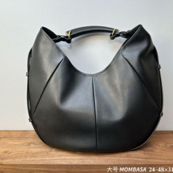 Cloni Borse Firmate Replica a tracolla grande YSL Saint Laurent Mombasa nera firmate