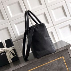 Replica di lusso Borsa tote Chanel Executive Cerf nera Imitazioni Cloni Borsa tote Chanel Executive Cerf nera firmate