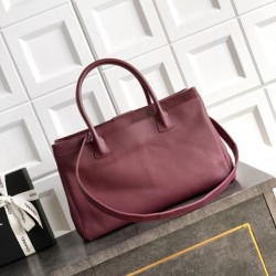 Replica di lusso Qualità superiore replica tote Chanel Executive Cerf Borgogna Imitazioni Cloni Qualità superiore replica tote Chanel Executive Cerf Borgogna firmate