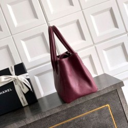 Replica di lusso Borse Firmate shopper Chanel Cerf Executive in pelle di vitello 32cm Borgogna Imitazioni Cloni Borse Firmate Replica shopper Chanel Cerf Executive in pelle di vitello 32cm Borgogna firmate