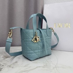 Replica di lusso Borsa tote verticale Dior Toujours piccola Blu Imitazioni Cloni Borsa tote verticale Dior Toujours piccola Blu firmate