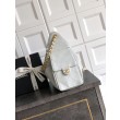 Borse Firmate Replica a secchiello/a spalla Chanel 25 piccola AS5631 pelle trapuntata caviar bianco