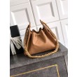 Borsa a secchiello/a spalla Chanel 25 piccola AS5631 pelle trapuntata caviar Marrone