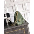 Borse Replica a secchiello/a spalla Chanel 25 piccola AS5631 pelle trapuntata caviar Verde