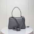 Borsa a tracolla Balenciaga Rodeo media grigia
