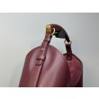 Borsa a tracolla grande YSL Saint Laurent Mombasa Borgogna
