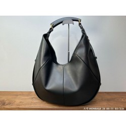 Borse Firmate Replica a tracolla grande YSL Saint Laurent Mombasa nera
