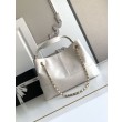 Borse Replica a tracolla/shopping Chanel Coco piccola AS5634 Bianco