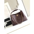Borse Replica Alta Qualità a tracolla/shopping Chanel Coco piccola AS5634 Borgogna