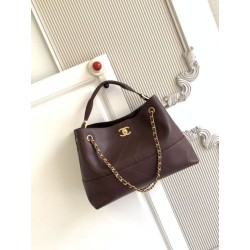 Borse Replica Alta Qualità a tracolla/shopping Chanel Coco piccola AS5634 Borgogna