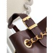 Borse Replica Alta Qualità a tracolla/shopping Chanel Coco piccola AS5634 Borgogna