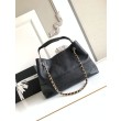 Replica Perfetta a tracolla/shopping Chanel Coco piccola AS5634 Nero