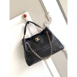 Replica Perfetta a tracolla/shopping Chanel Coco piccola AS5634 Nero