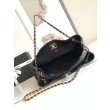 Replica Perfetta a tracolla/shopping Chanel Coco piccola AS5634 Nero