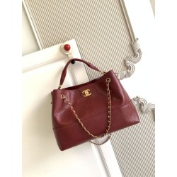 Borsa a tracolla/shopping Chanel Coco piccola AS5634 Rosso