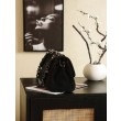 Borsa Chanel Maxi Flap scamosciata Nero