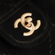 Borsa Chanel Maxi Flap scamosciata Nero