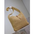 Borsa hobo YSL Saint Laurent Le 5 &agrave; 7 in rafia Naturale