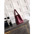 Borse Firmate Replica shopper Chanel Cerf Executive in pelle di vitello 32cm Borgogna