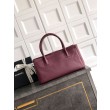Borse Firmate Replica shopper Chanel Cerf Executive in pelle di vitello 32cm Borgogna