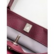 Borse Firmate Replica shopper Chanel Cerf Executive in pelle di vitello 32cm Borgogna