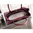Borse Firmate Replica shopper Chanel Cerf Executive in pelle di vitello 32cm Borgogna