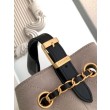 Borse Firmate Replica shopping Chanel 25A piccola stile Hobo AS5634 scamosciata/agnello Grigio/Nero