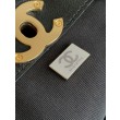 Borsa shopping Chanel 25A piccola stile Hobo AS5634 scamosciata/agnello Nero