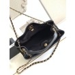 Borsa shopping Chanel 25A piccola stile Hobo AS5634 scamosciata/agnello Nero
