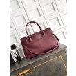 Qualità superiore replica tote Chanel Executive Cerf Borgogna