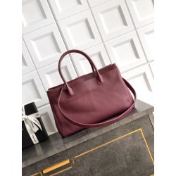 Qualità superiore replica tote Chanel Executive Cerf Borgogna
