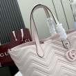 Replica Perfetta tote media Gucci 855279 GG Marmont Rosa