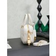 Borse Replica Alta Qualità tote Miu Miu Arcadie nappa trapuntata 5BB123 Bianco
