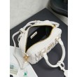 Borse Replica Alta Qualità tote Miu Miu Arcadie nappa trapuntata 5BB123 Bianco