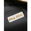 Borse Replica Alta Qualità tote Miu Miu Arcadie nappa trapuntata 5BB123 Bianco