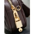 Borsa tote Miu Miu Arcadie nappa trapuntata 5BB123 Borgogna