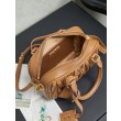 Borse Imitazioni tote Miu Miu Arcadie nappa trapuntata 5BB123 marrone